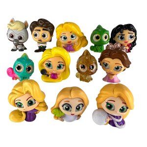 Disney Doorables Tangled Rapunzel Set Of‎ 12 Figurines Multi Series Flynn Pascal